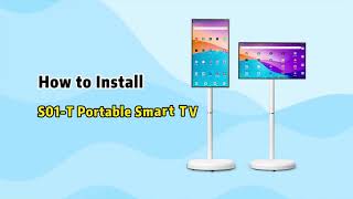 21.5 Inch Mobile Portable Display S01-T Installation Tutorial