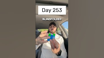 Day 253 of solving the Rubik’s cube blindfolded every single day until I break the National Record.