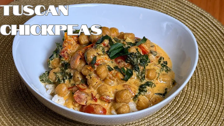 Tuscan Chickpeas | Marry Me Chickpeas | Meatless Monday | High Protein | Plant Based