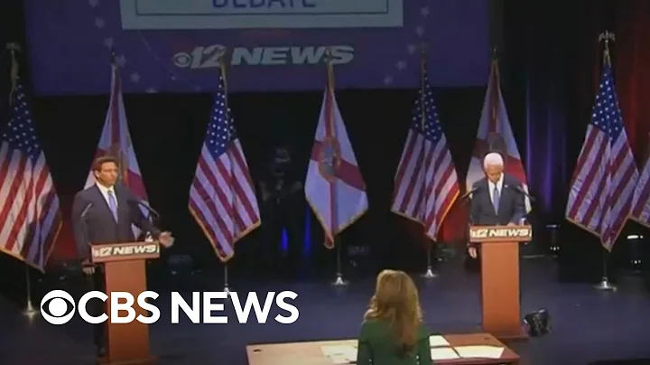 Florida Governor Ron DeSantis and Democratic rival...