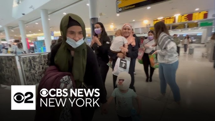 Palestinian Children Injured In Gaza Arrive In Nyc For Medical Care