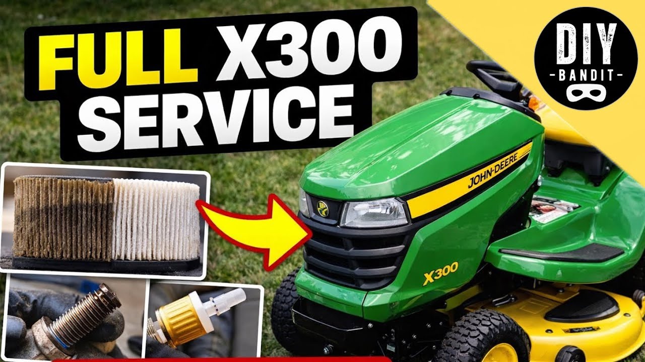 🔥 John Deere Riding Mower Full Maintenance Tune-Up  |  Step-by-Step Instructions