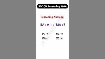 Reasoning SSC GD,2024 reasoning Analogy set, reasoning Analogy practice set 2024 #short #shortvideo