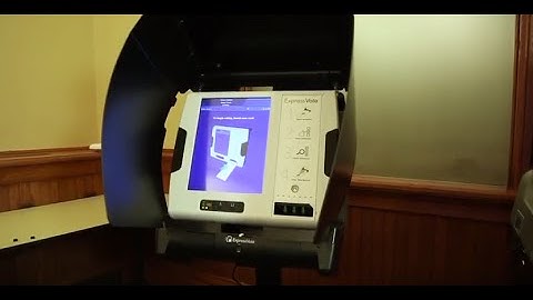 Express Vote voter instructions