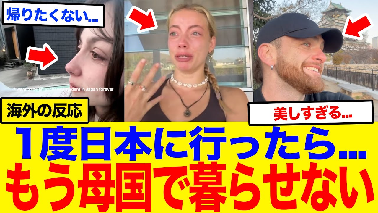 【海外の反応】「日本は私をダメにした…」帰国した瞬間に絶望する外国人が続出！母国が悲惨に見えてしまう