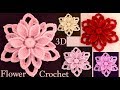 Como hacer flores 3D tejidas a Crochet Irlandés paso a paso tejido tallermanualperu