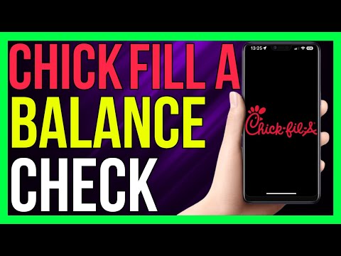 Chick Fil A Gift Card Check Balance