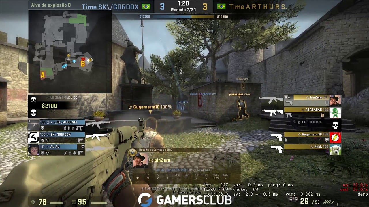 5K HS Cobblestone - Round forçado