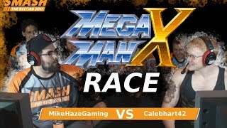 Mega Man X Race: Calebhart42 vs MikeHazeGaming (Smash the Record 2017)