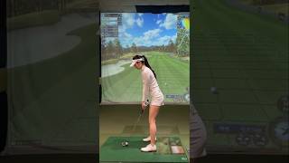 Virtual Golf Practice #Golf #IndoorGolf #Simulator#SwingPractice#shorts #viralvideo #reels