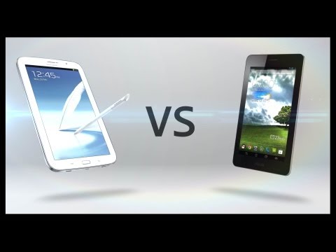 Vidéo: Différence Entre Asus FonePad Infinity Et Samsung Galaxy Note 8.0