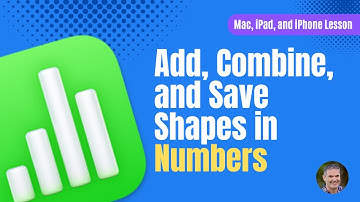 Add, Combine, and Save Shapes and Clip Art in a Numbers Document
