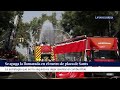 Se apaga la llamarada en el metro de plaza de Sants tras ocho heridos y más de 12 horas ardiendo