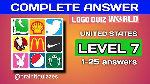 Logo Quiz World, United States. level 7 answers. #logoquiz