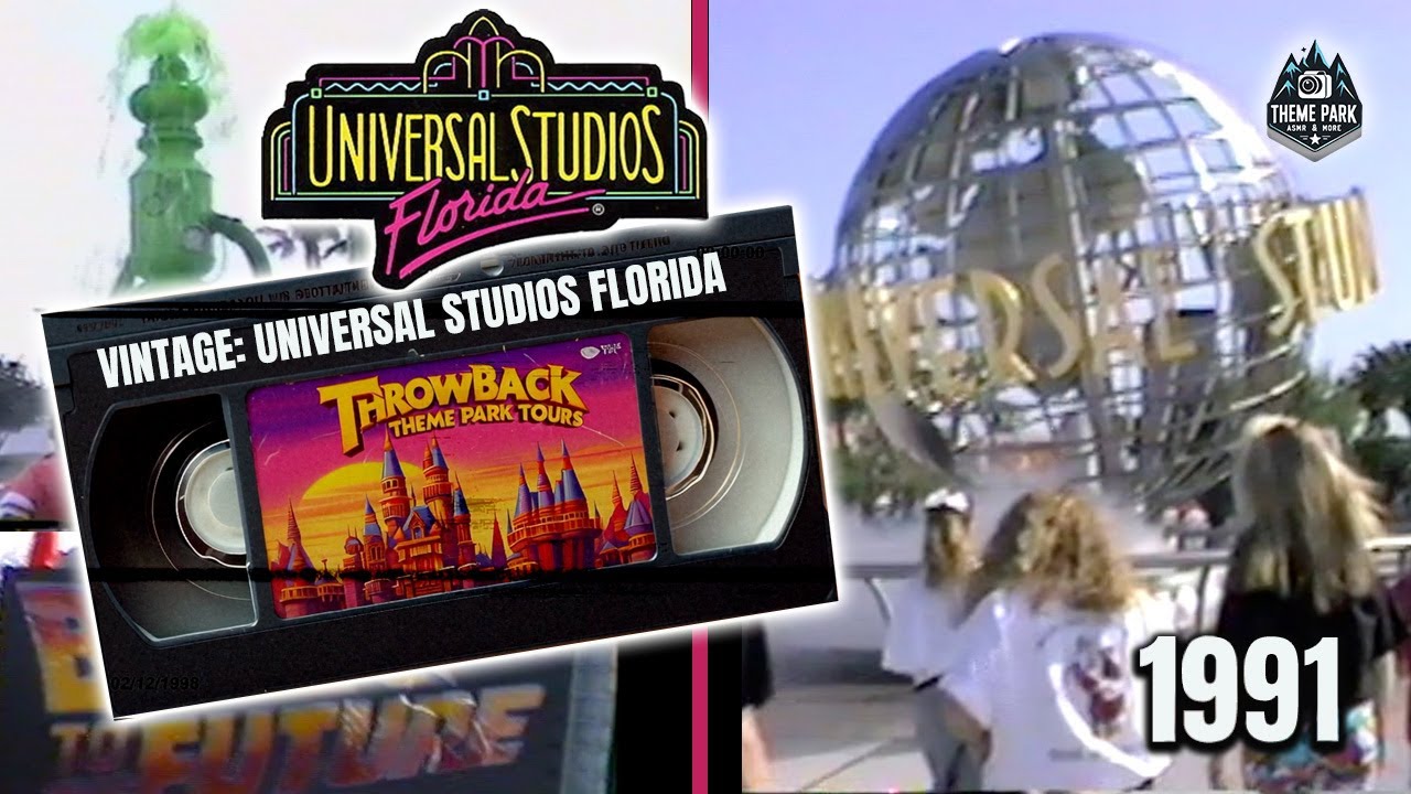 Vintage Footage | Universal Studios Florida 1991 - YouTube