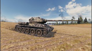 World of Tanks T-34-85 - 4 kill 4.8k spot Ace Tanker