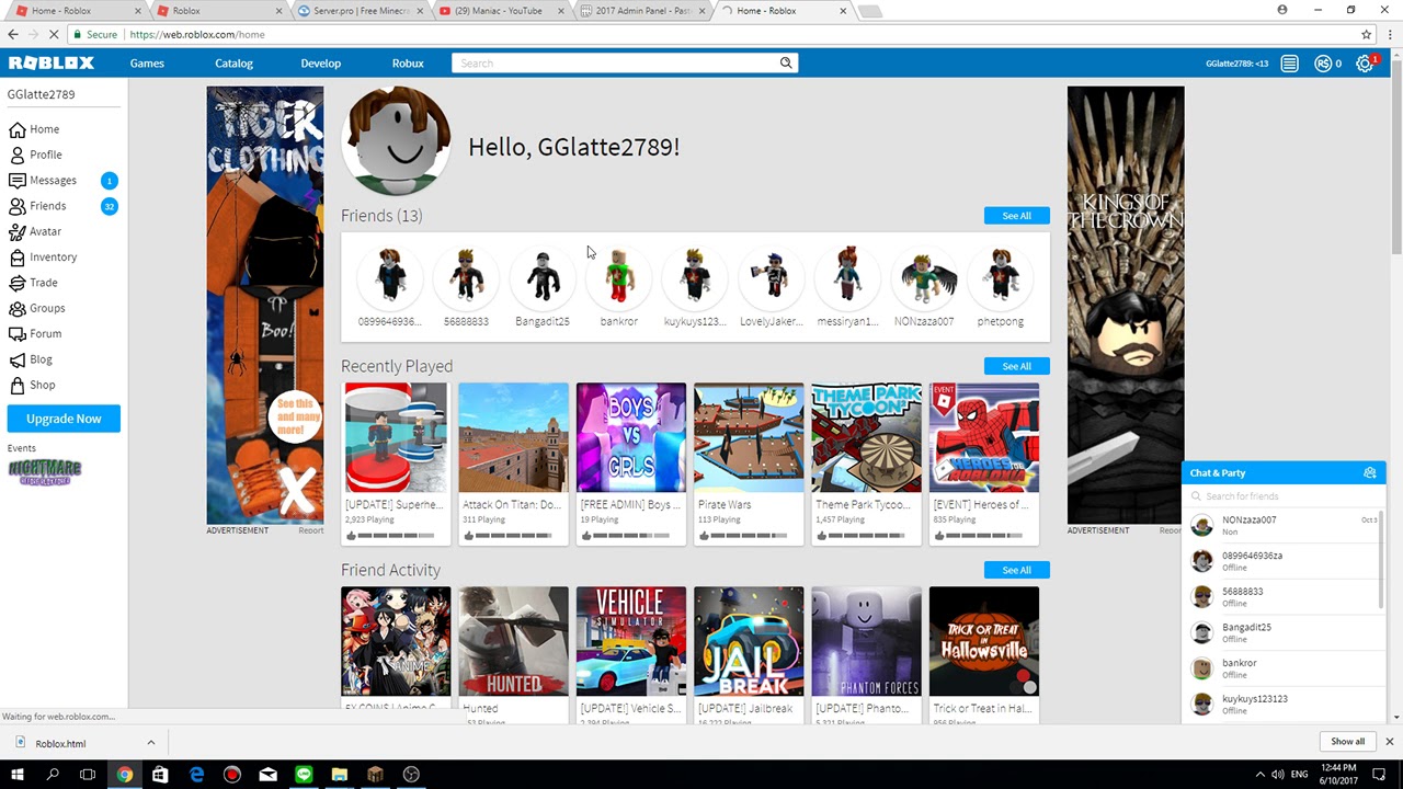 สอน Hack Robux Youtube - คร ปฝล งเข าทำก น hack ว ธ เเฮคrobux ได ร บเง นถ ง 750 000robux