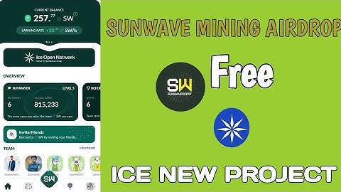 SunWave Token Mining App Full Guide ||  Sunwave Token Mining Real Or Fake ? ||Sunwave Withdrawal