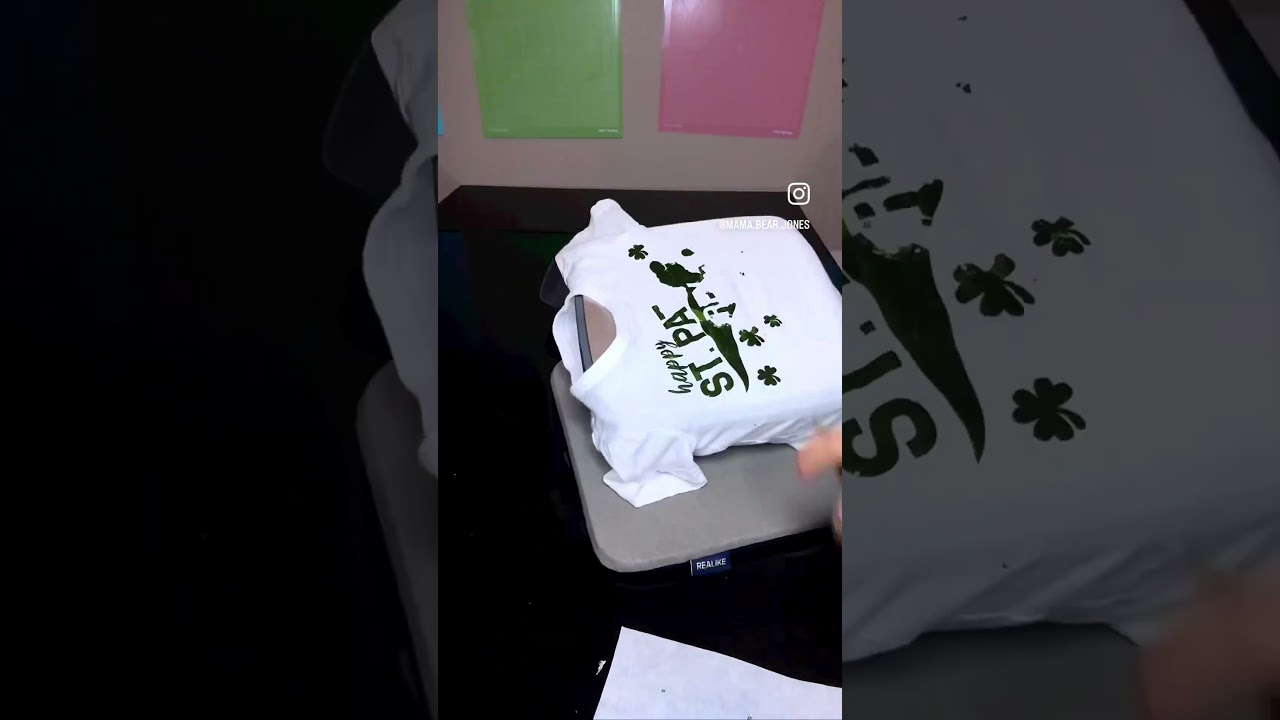 How to remove htv vinyl from shirt. (Foil vinyl @ 350 degrees)