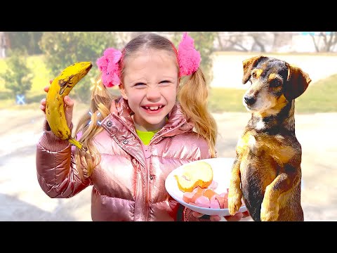 Настя и семейная поездка к бабушке. История для детей - Like Nastya Vlog