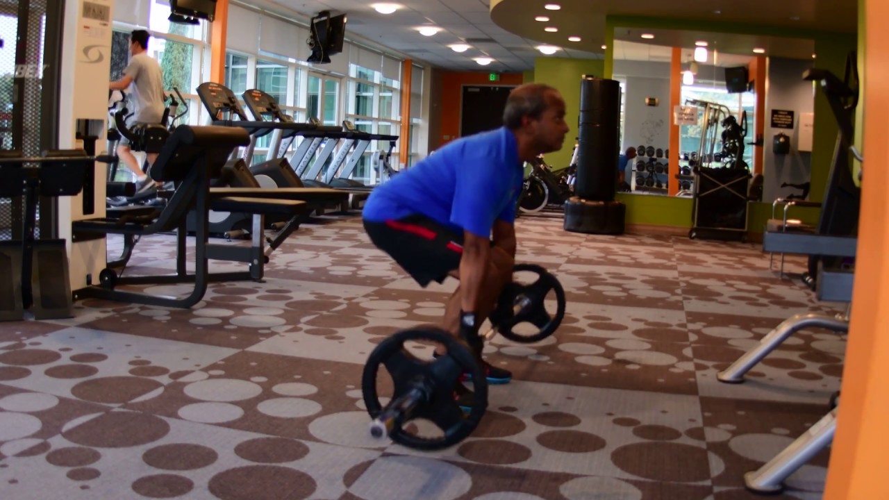 core strength exercises Barbell Deadlift - BACK