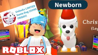 🎅SANTA DOG🎅 Update in Adopt me (Roblox) New LIMITED Pet | Its SugarCoffee