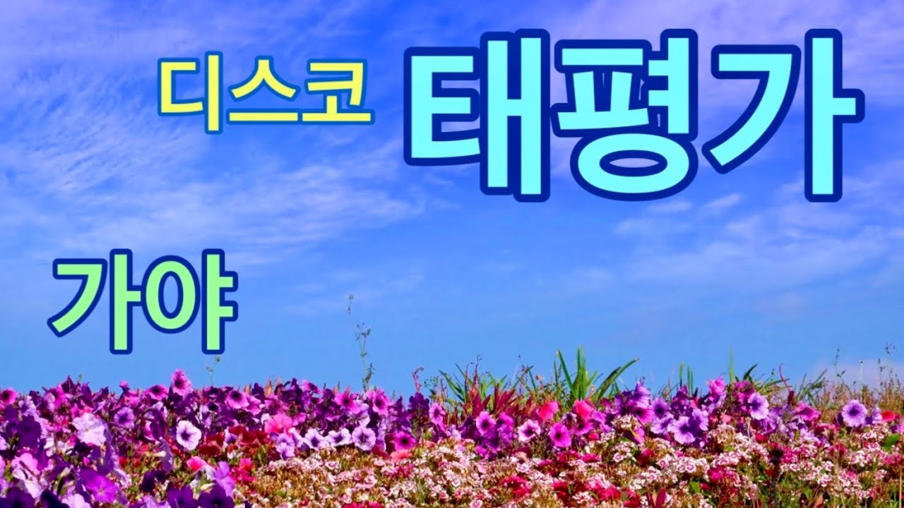 태평가 / 늴리리야 / 가야 / 영상 디스코 민요 태평가 / 늴리리야 / 가야 / 영상 디스코 민요