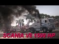 SCANIA V8 in trouble, tractor pulling