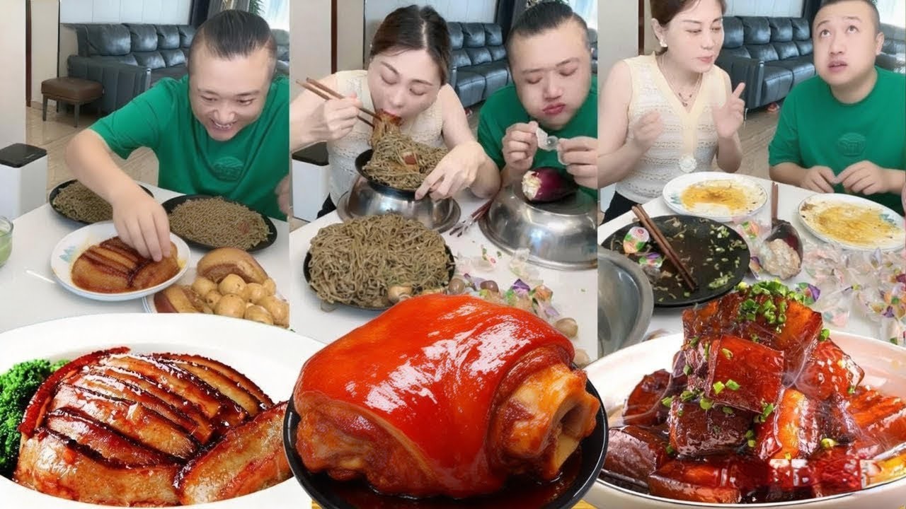 蠢老公想背着我偷藏大肘子，我只用一招就让大肘子来我碗里，最后他什么也没吃上气哭了！