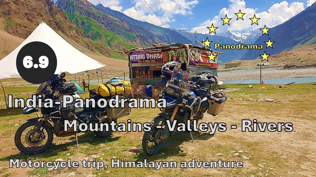 6.9 Panodrama, Berge - Täler - Flüsse, Himalayan motorcycle adventure, FMT