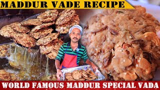 ಬಹ ಬಡಕಯ ಮದದರ ವಡ ಮಡವ ವಧನ Original Maddur Vade Recipe In Kannada Chandru Maddur Vada
