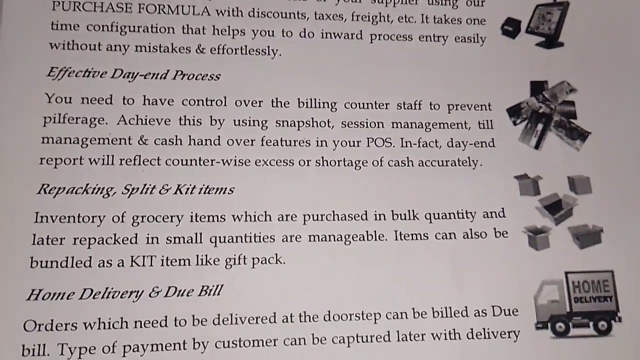 Class 10 Retail Chapter 1 Billing Procedure Notes|