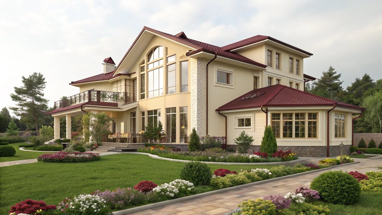 🏡 UNBELIEVABLE🌲🪴 Hillside🌿🥀 Mega Mansion Tour | Pure Luxury Living ✨