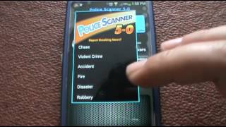 Review: Police Scanner 5-0 app Android OS screenshot 3