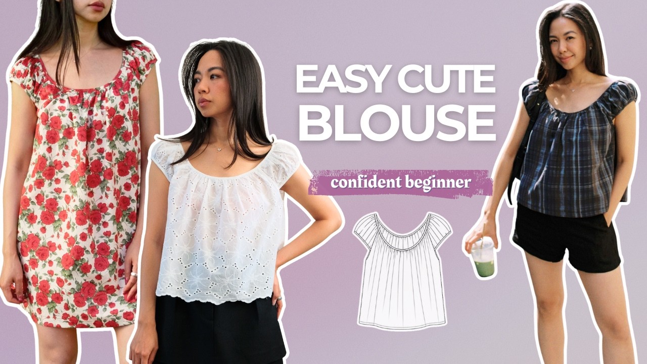 Linnea Blouse & Dress sewing tutorial video