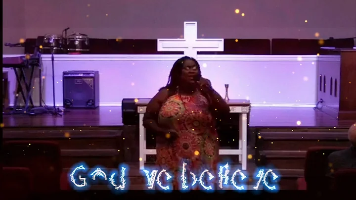 Sis. Tracy Burton sings Believe for it