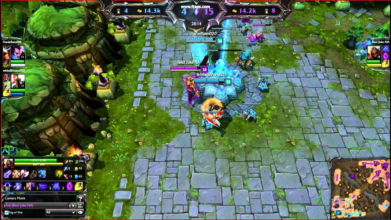 League Of Legends Zed UltTeleport Combo YouTube