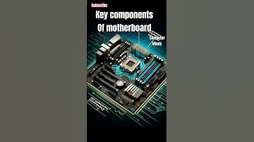 Motherboard Components Explained | Key Parts & Their Functions! #Motherboard #ComputerHardware