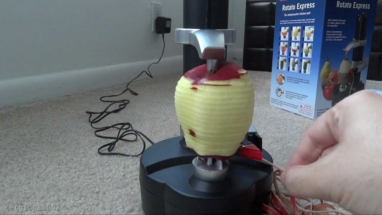 motorized apple peeler