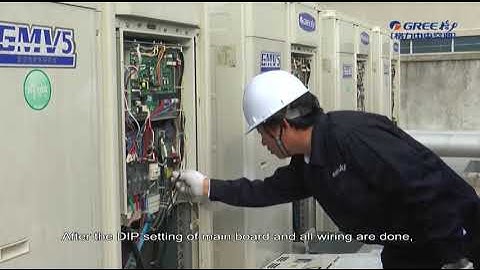 Gree GMV5 VRF Maintenance - Ⅲ. 12. Distinguishing master module