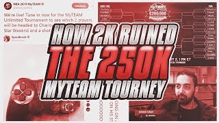 How Nba 2K Ruined Their 250,000 Myteam Tournament...