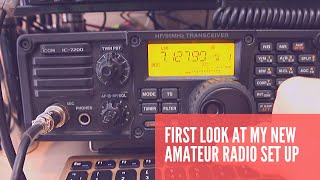 New ham radio, new antenna, new tuner at my home QTH