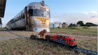 Awesome Lego Train Set, in and around a Train