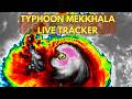 LIVE Typhoon Mekkhala / Francisco Monitoring 24/7 - Live Chat And Analysis