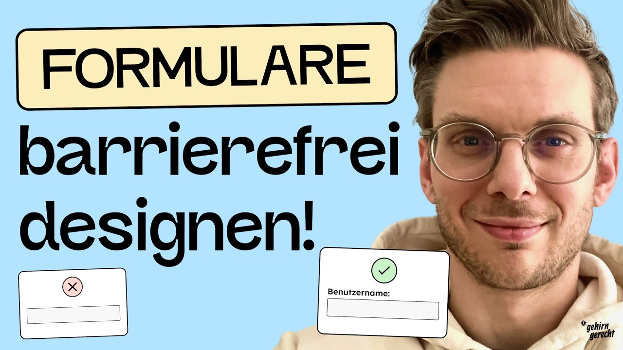 Formulare barrierefrei designen!