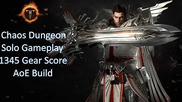 Lost Ark Paladin 1340 Chaos Dungeon Solo (1345GS) | AoE Focus Build