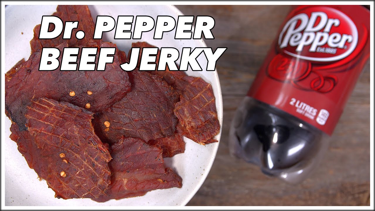 Dr Pepper Beef Jerky Recipe - Glen And Friends Cooking - How To Make Beef Jerky - Pellet Grill Jerky