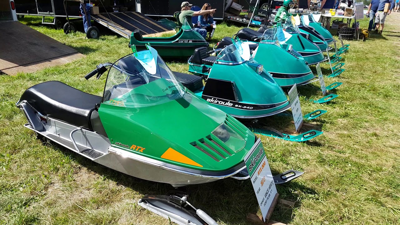 VINTAGE SNOWMOBILES AT BOONVILLE NY VINTAGE SNOWMOBILE SHOW YouTube