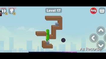 Snake Puzzle Slither to Eat level 17 Walkthrough Solution 
