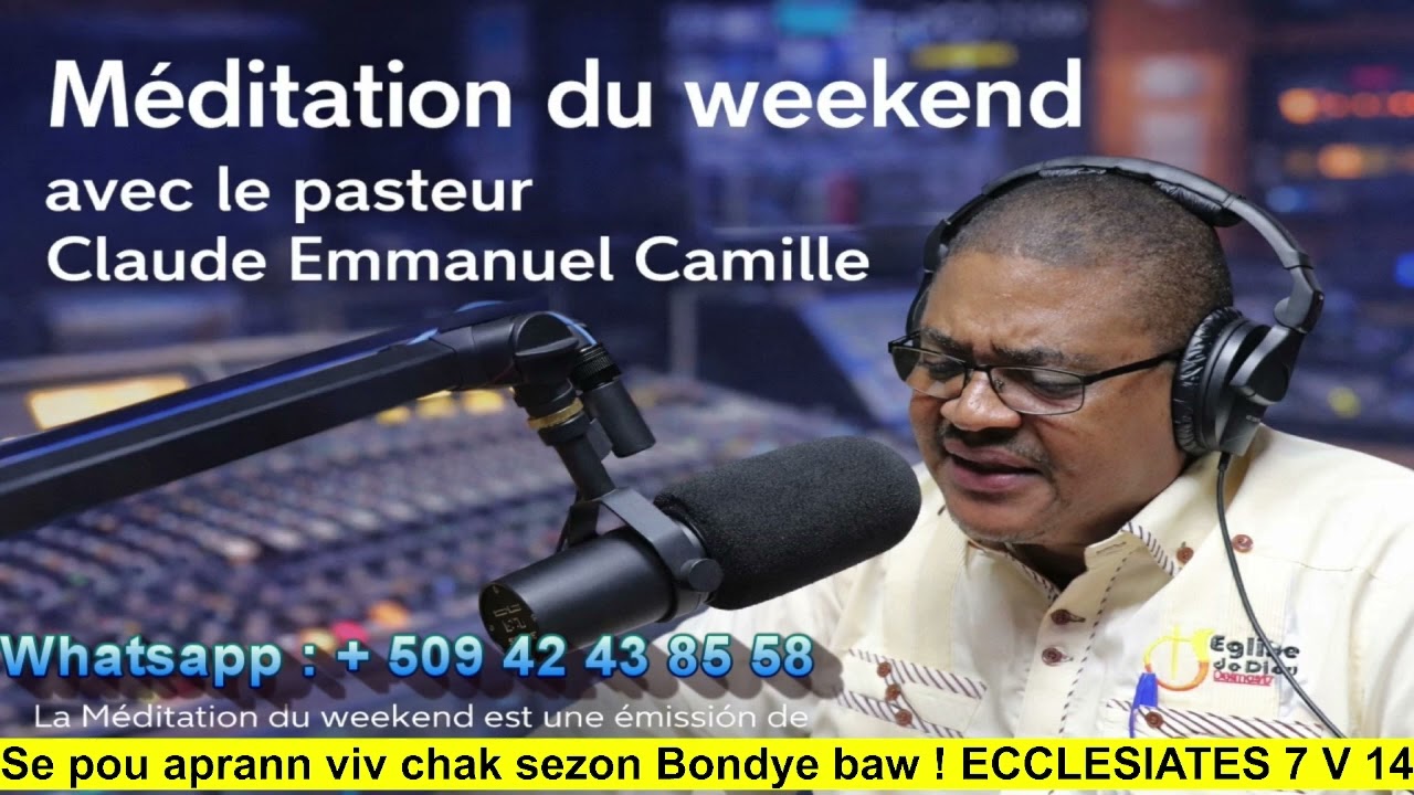 MEDITATION DU WEEKEND : Se pou aprann viv chak sezon Bondye baw